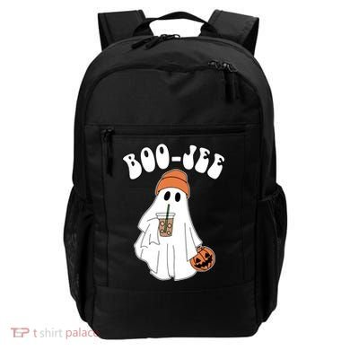 Funny Halloween Boo Jee Ghost Ing Coffee Cool Gift Backpack