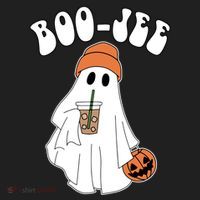Funny Halloween Boo Jee Ghost Ing Coffee Cool Gift Golf Towel thumb 3