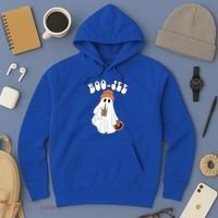 Funny Halloween Boo Jee Ghost Ing Coffee Cool Gift Hoodie thumb 3