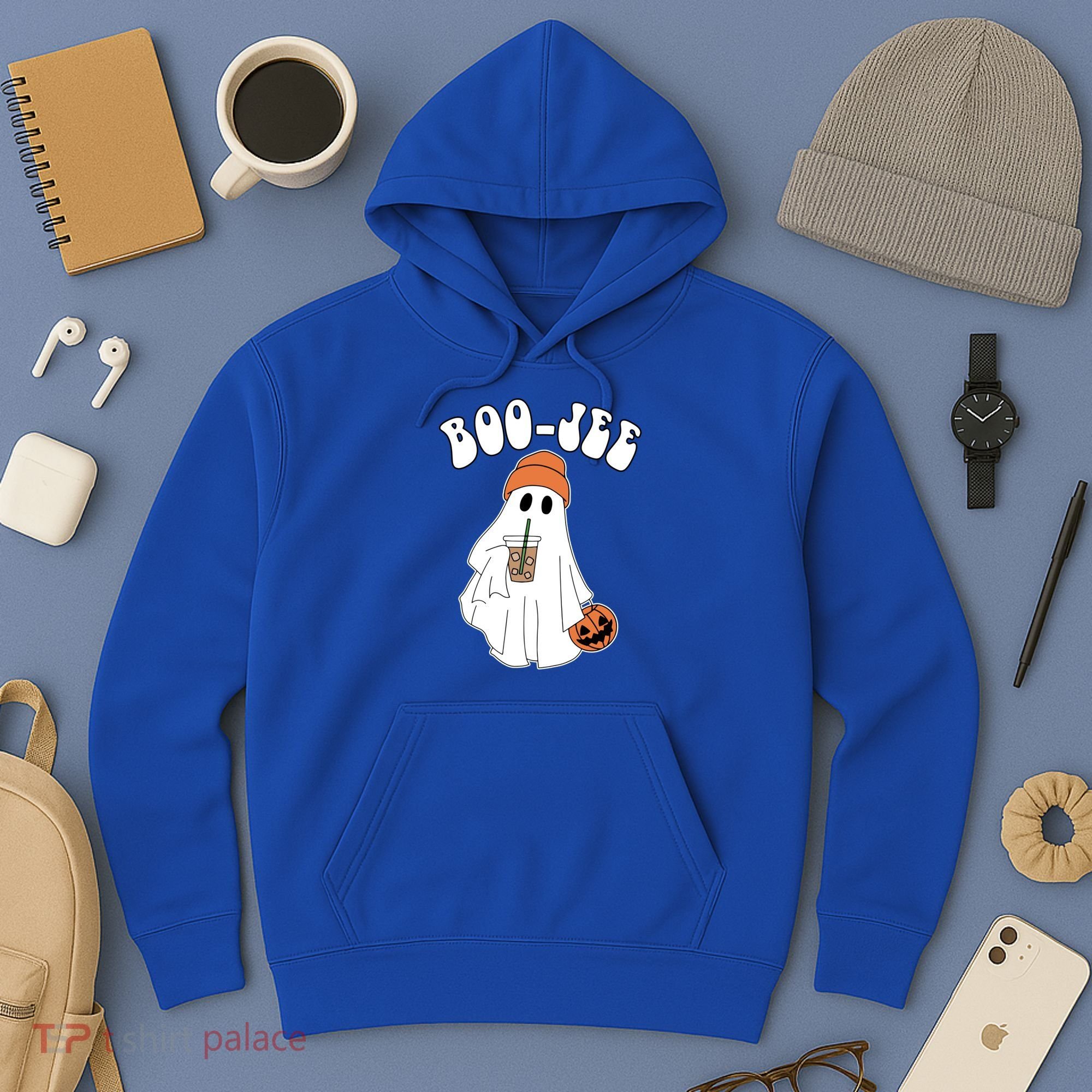 Funny Halloween Boo Jee Ghost Ing Coffee Cool Gift Hoodie