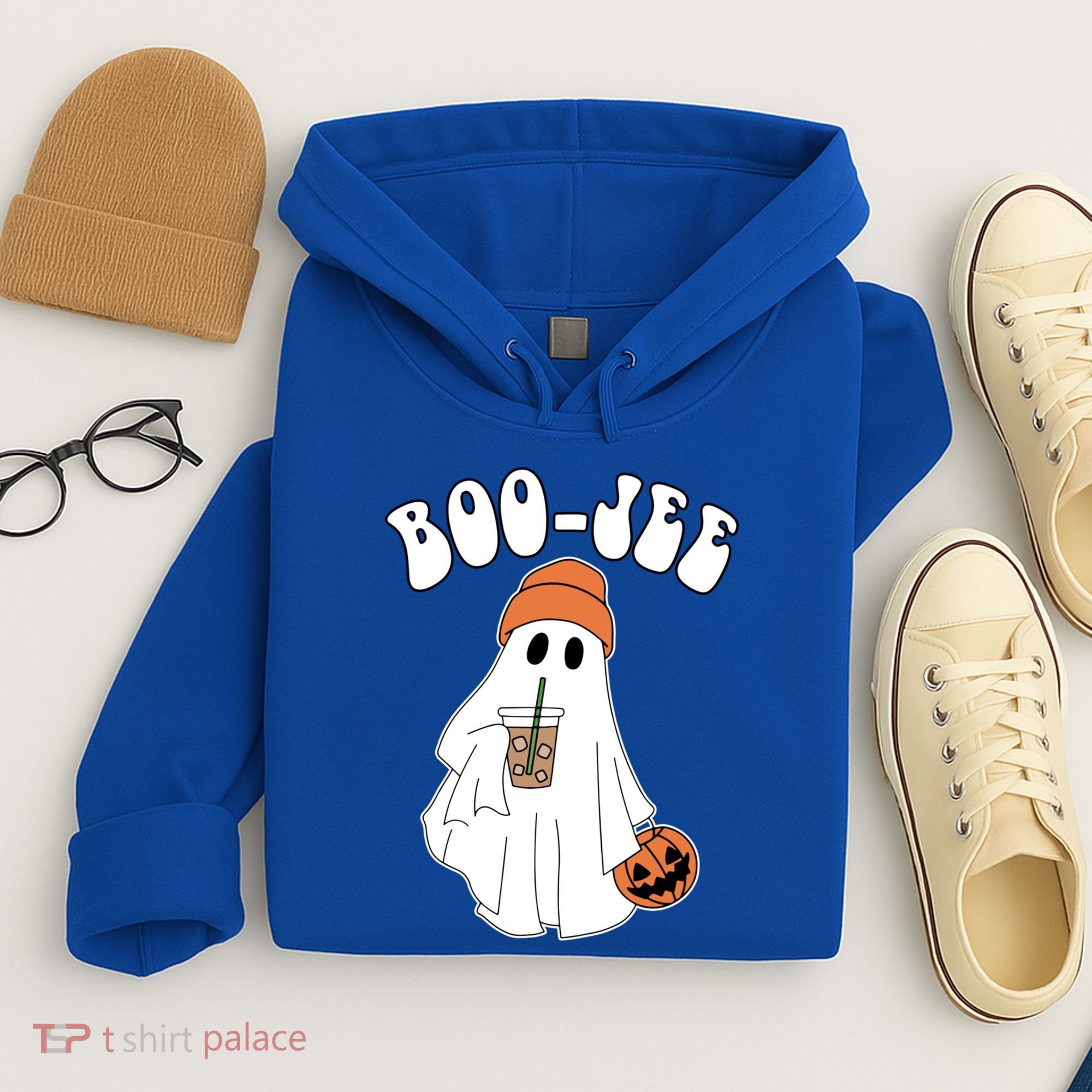 Funny Halloween Boo Jee Ghost Ing Coffee Cool Gift Hoodie