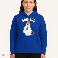 Funny Halloween Boo Jee Ghost Ing Coffee Cool Gift Hoodie thumb 5