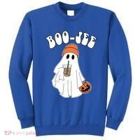 Funny Halloween Boo Jee Ghost Ing Coffee Cool Gift Sweatshirt thumb 0