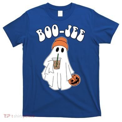 Funny Halloween Boo Jee Ghost Ing Coffee Cool Gift T-Shirt