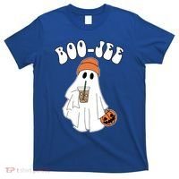 Funny Halloween Boo Jee Ghost Ing Coffee Cool Gift T-Shirt thumb 0