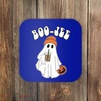 Funny Halloween Boo Jee Ghost Ing Coffee Cool Gift Coaster thumb 0