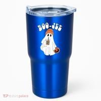 Funny Halloween Boo Jee Ghost Ing Coffee Cool Gift Tumbler thumb 0