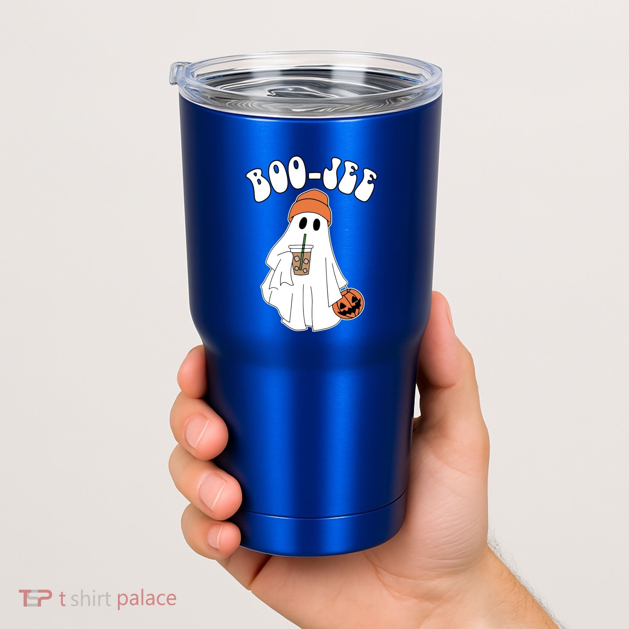 Funny Halloween Boo Jee Ghost Ing Coffee Cool Gift Tumbler