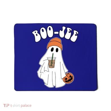 Funny Halloween Boo Jee Ghost Ing Coffee Cool Gift Mousepad