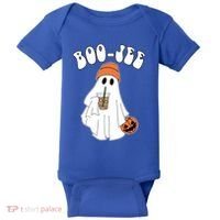 Funny Halloween Boo Jee Ghost Ing Coffee Cool Gift Baby Bodysuit thumb 0