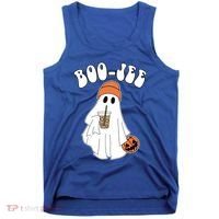 Funny Halloween Boo Jee Ghost Ing Coffee Cool Gift Tank Top thumb 0
