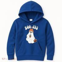 Funny Halloween Boo Jee Ghost Ing Coffee Cool Gift Kids Hoodie thumb 0