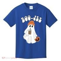 Funny Halloween Boo Jee Ghost Ing Coffee Cool Gift Kids T-Shirt thumb 0