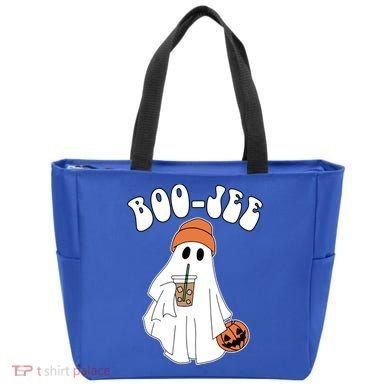 Funny Halloween Boo Jee Ghost Ing Coffee Cool Gift Tote Bag