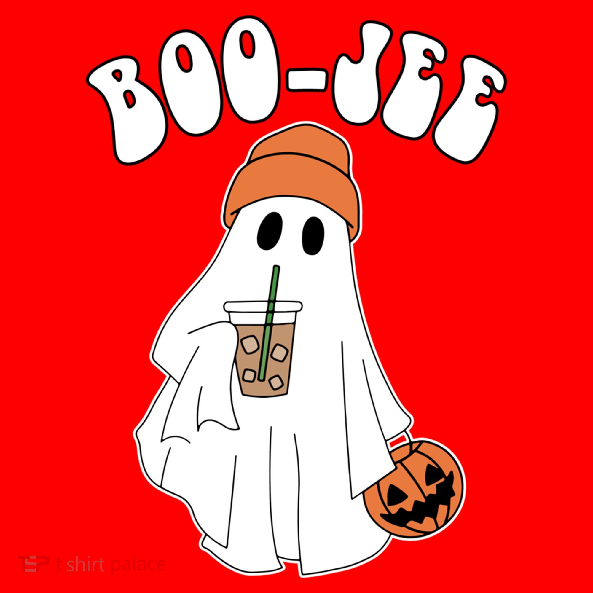 Funny Halloween Boo Jee Ghost Ing Coffee Cool Gift Santa Hat