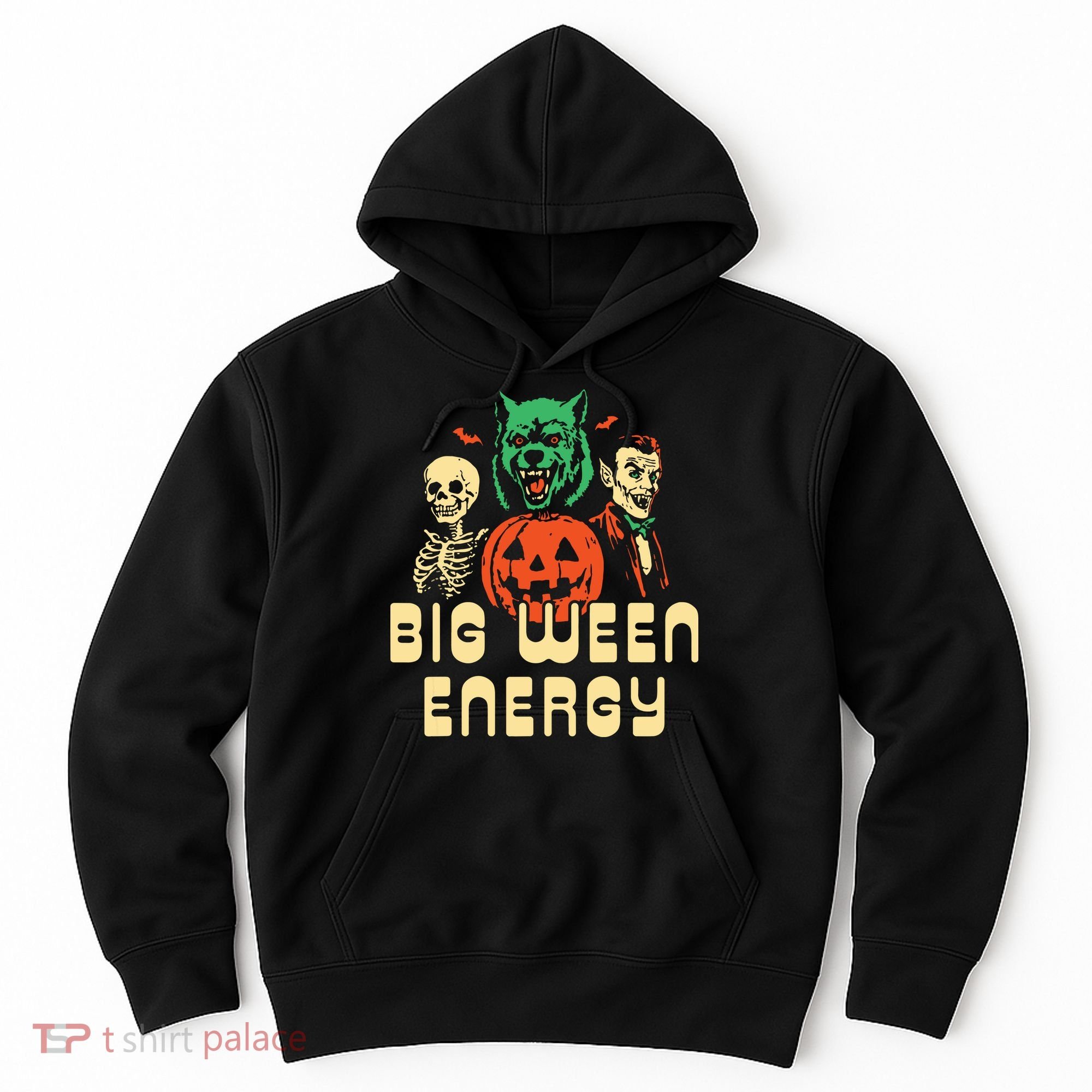 Funny Halloween Big Ween Energy Hoodie