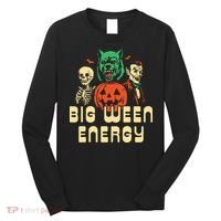 Funny Halloween Big Ween Energy Long Sleeve Shirt thumb 0