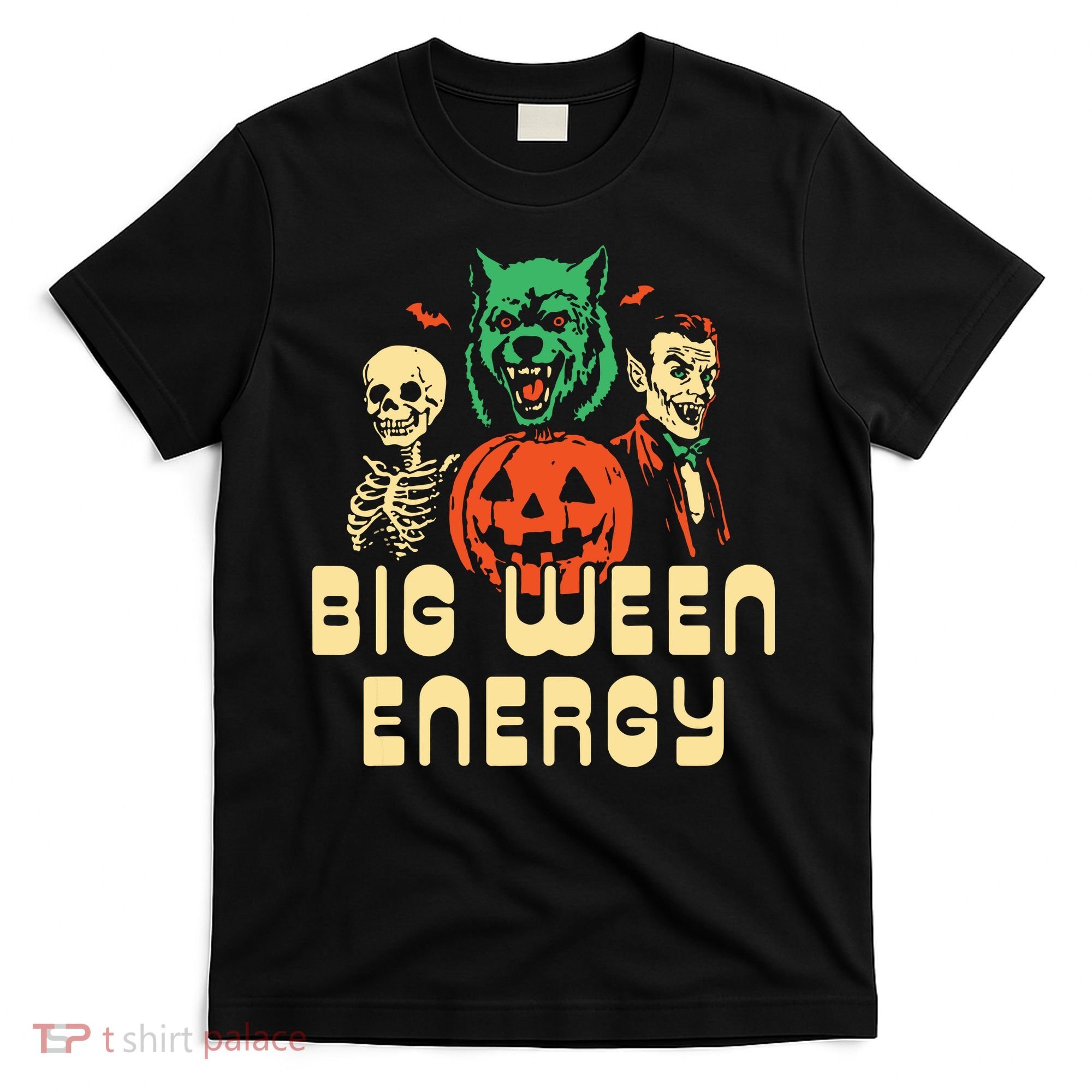 Funny Halloween Big Ween Energy T-Shirt