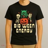 Funny Halloween Big Ween Energy T-Shirt thumb 3