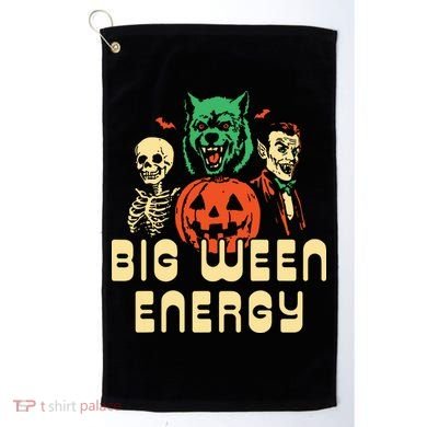Funny Halloween Big Ween Energy Golf Towel