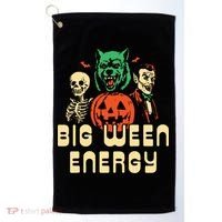 Funny Halloween Big Ween Energy Golf Towel thumb 0