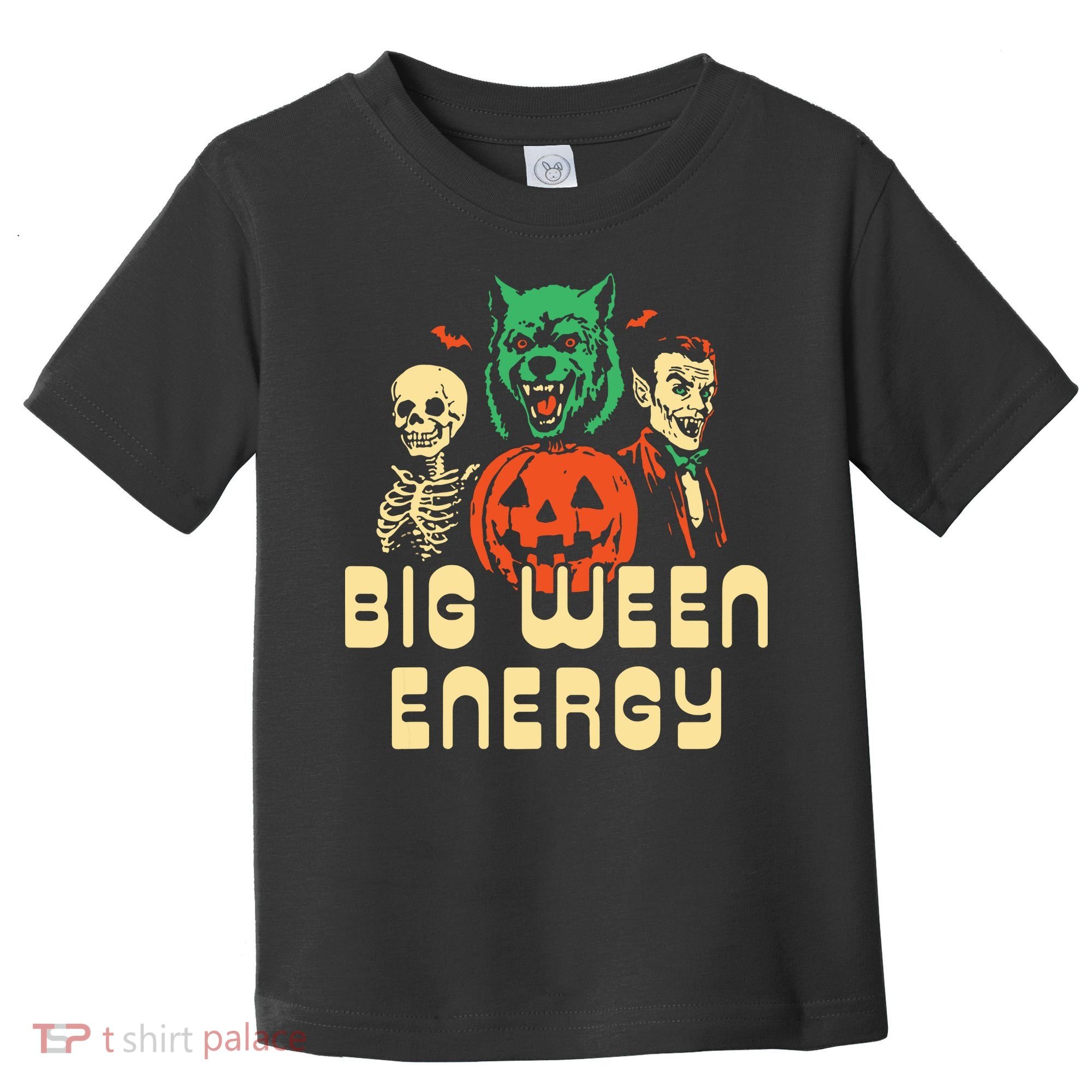 Funny Halloween Big Ween Energy Toddler T-Shirt