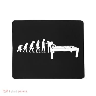 Funny Human Billiards Evolution 8 Ball Pool Cue Stick Player Meaningful Gift Mousepad