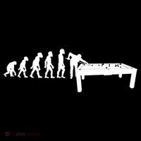 Funny Human Billiards Evolution 8 Ball Pool Cue Stick Player Meaningful Gift Women's T-Shirt thumb 6