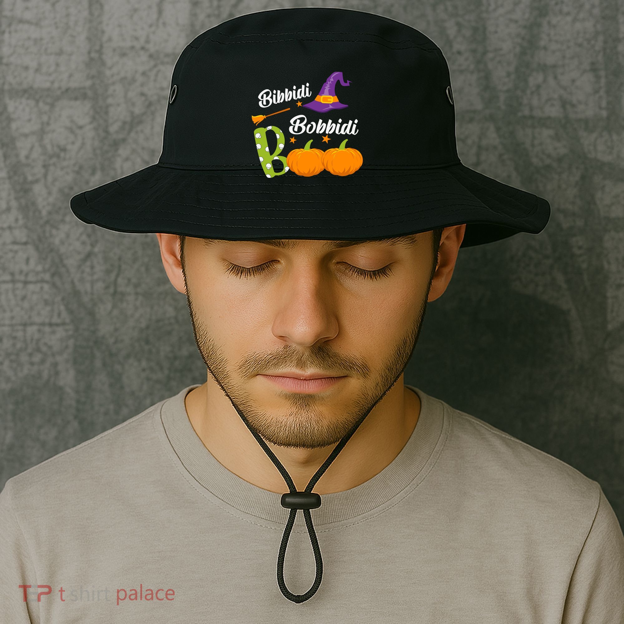 Funny Halloween Bibbidi Bobbidi Boo Halloween Day Bucket Hat