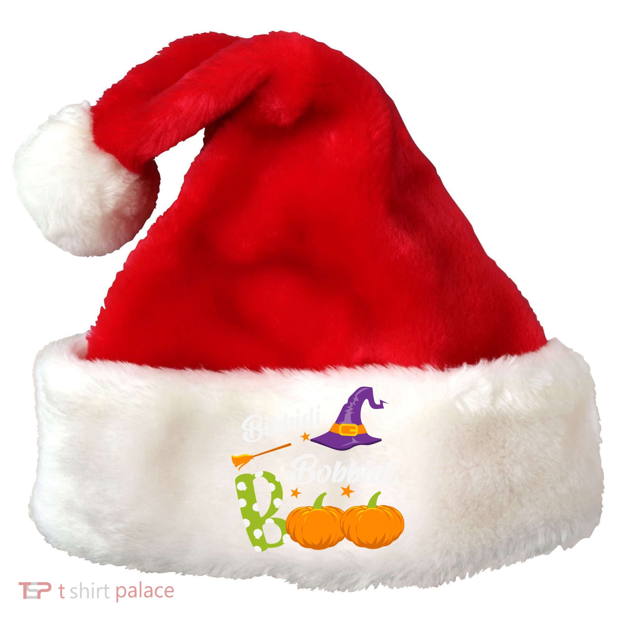 Funny Halloween Bibbidi Bobbidi Boo Halloween Day Santa Hat