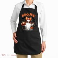 Funny Halloween Boojee Cute Ghost Apron thumb 2