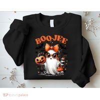 Funny Halloween Boojee Cute Ghost Sweatshirt thumb 2