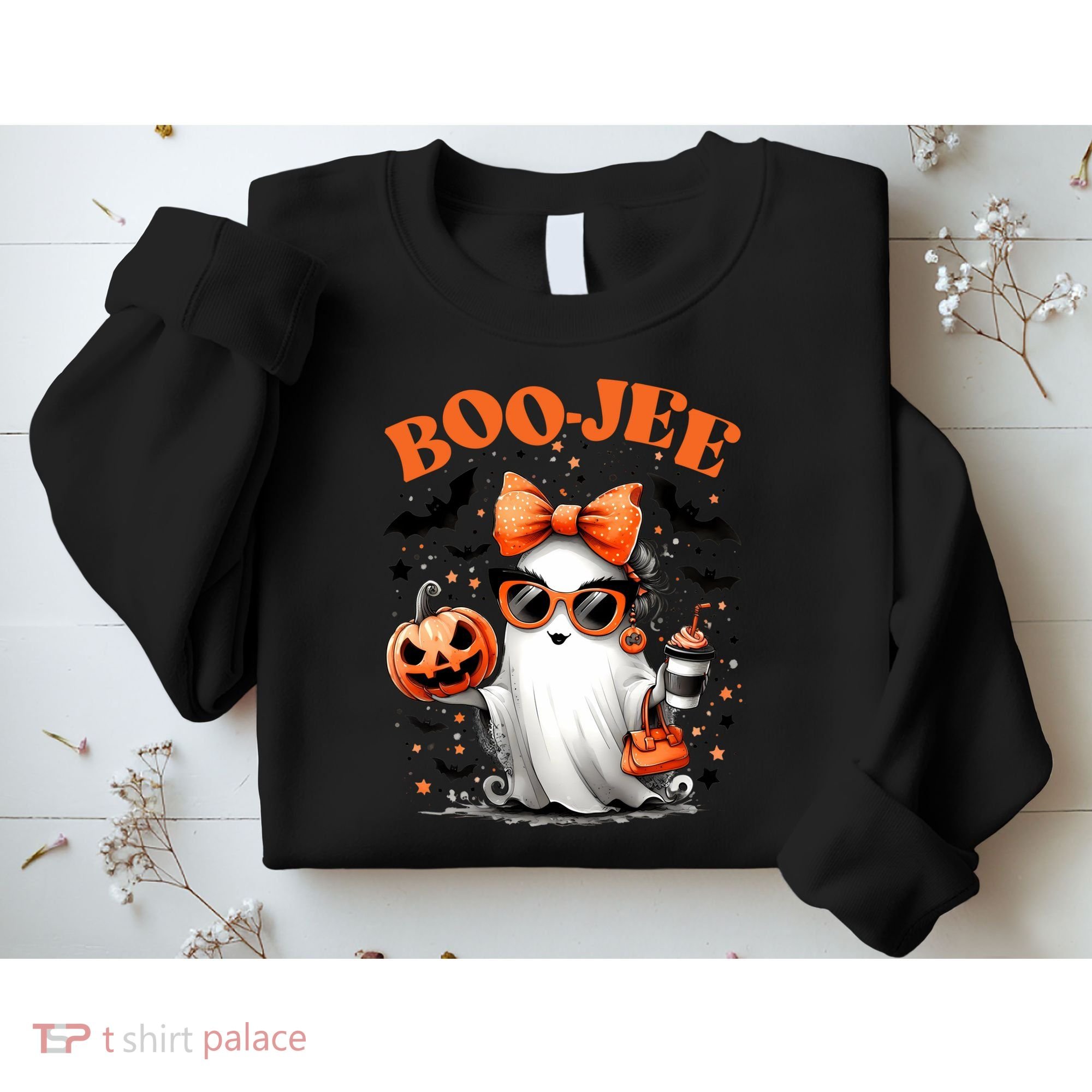 Funny Halloween Boojee Cute Ghost Sweatshirt