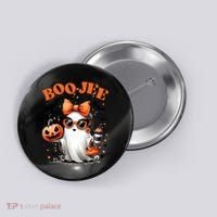 Funny Halloween Boojee Cute Ghost Button thumb 0