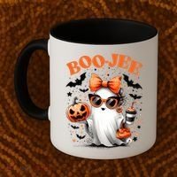 Funny Halloween Boojee Cute Ghost Coffee Mug thumb 2