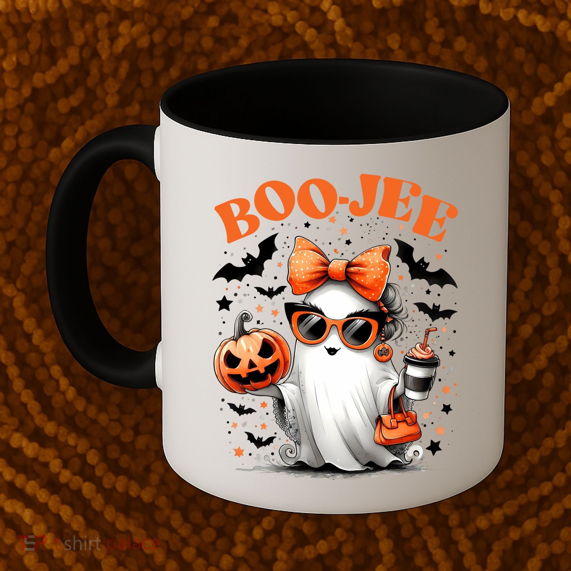 Funny Halloween Boojee Cute Ghost Coffee Mug