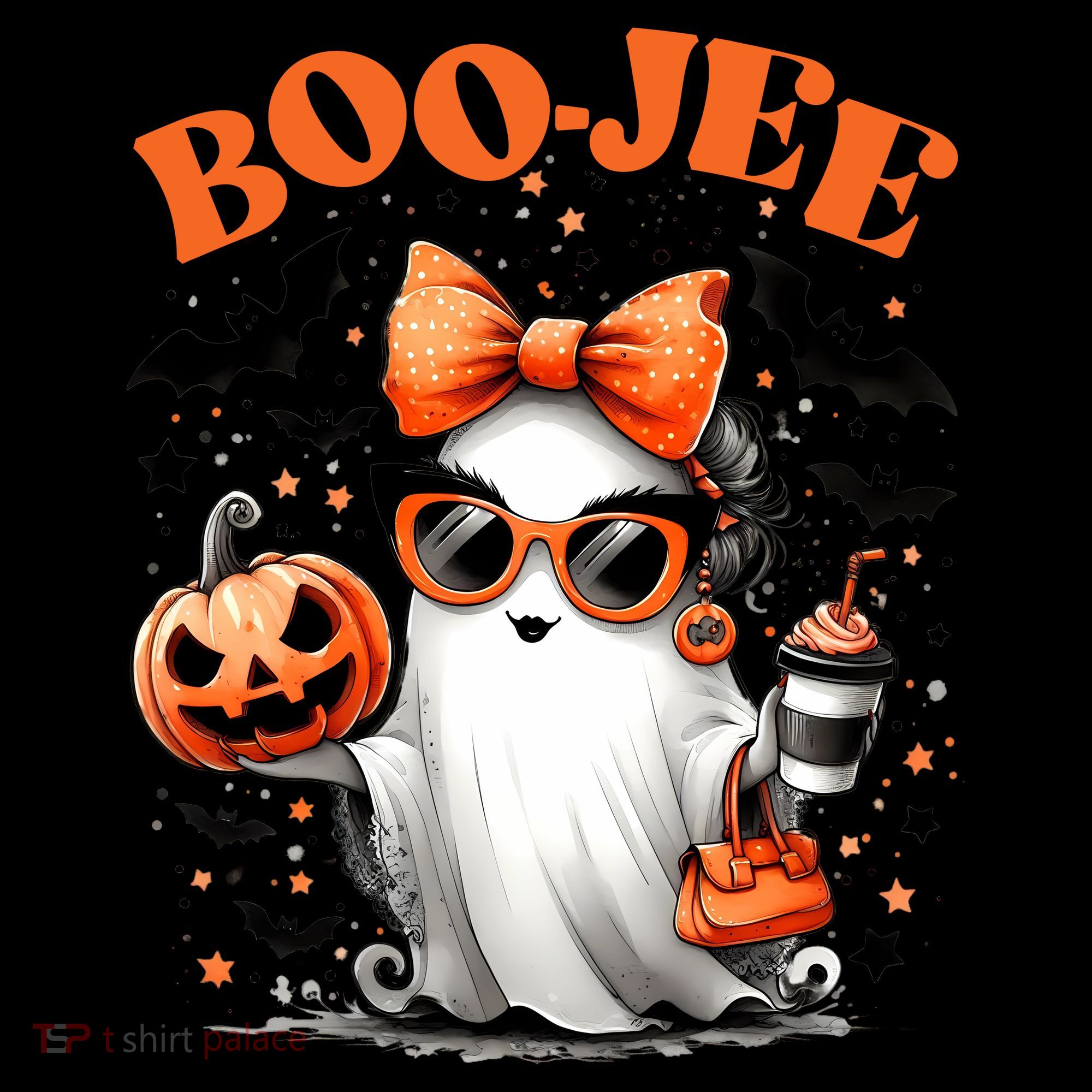 Funny Halloween Boojee Cute Ghost Coaster