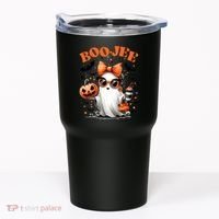 Funny Halloween Boojee Cute Ghost Tumbler thumb 0
