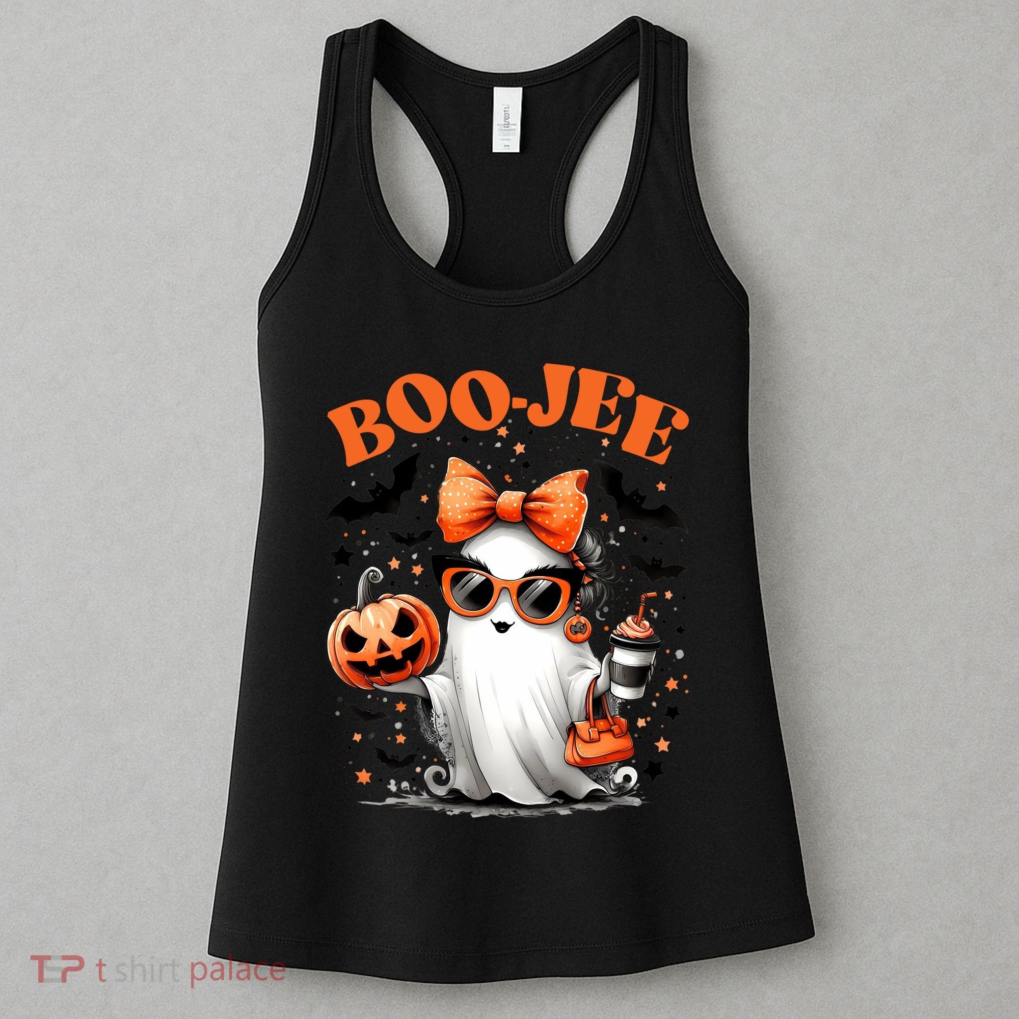 Funny Halloween Boojee Cute Ghost Women's Tank Top