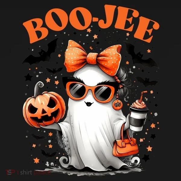 Funny Halloween Boojee Cute Ghost Toddler Hoodie