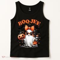 Funny Halloween Boojee Cute Ghost Tank Top thumb 2