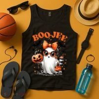 Funny Halloween Boojee Cute Ghost Tank Top thumb 4