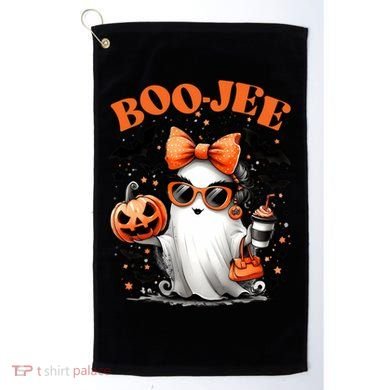 Funny Halloween Boojee Cute Ghost Golf Towel