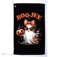 Funny Halloween Boojee Cute Ghost Golf Towel thumb 0