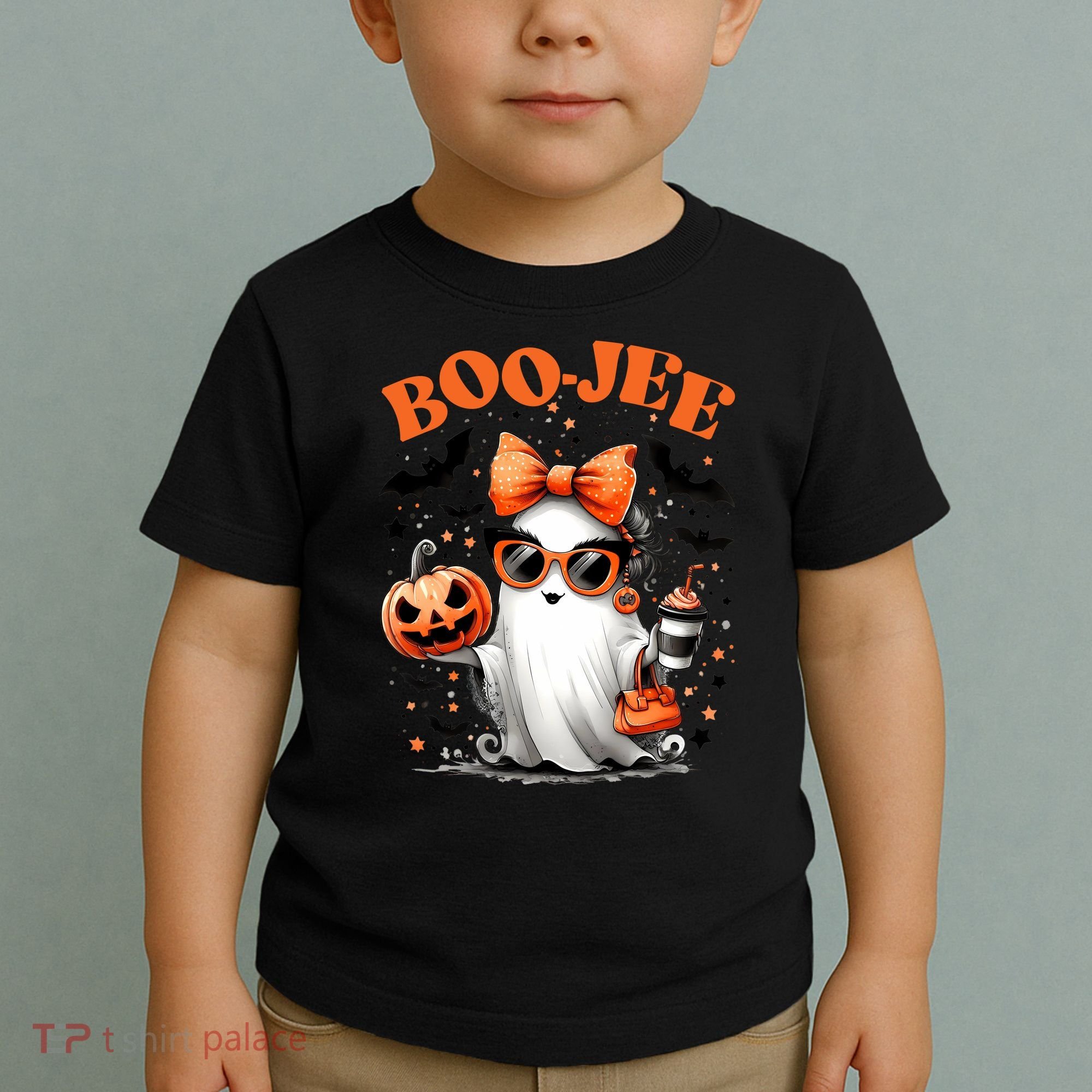 Funny Halloween Boojee Cute Ghost Toddler T-Shirt