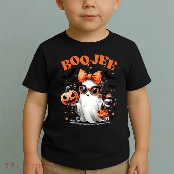 Funny Halloween Boojee Cute Ghost Toddler T-Shirt