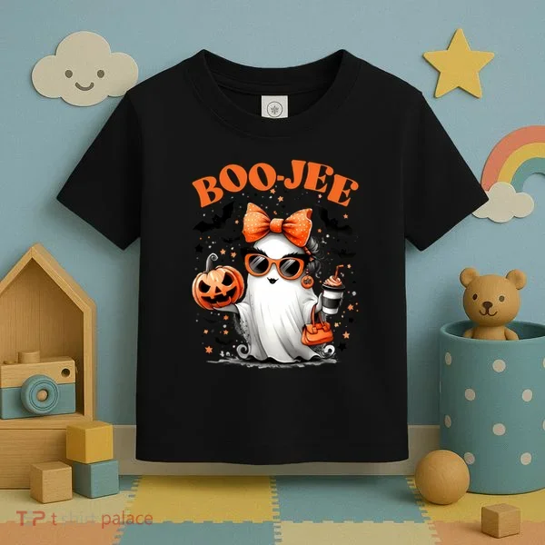 Funny Halloween Boojee Cute Ghost Toddler T-Shirt