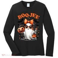 Funny Halloween Boojee Cute Ghost Women's Long Sleeve Shirt thumb 0