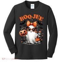 Funny Halloween Boojee Cute Ghost Kids Long Sleeve Shirt thumb 0