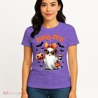 Funny Halloween Boojee Cute Ghost Women's T-Shirt thumb 4